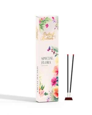 ISKCON Natural Premium Special Flora Agarbatti Incense Sticks 8 Inch | Long-Lasting Aroma
